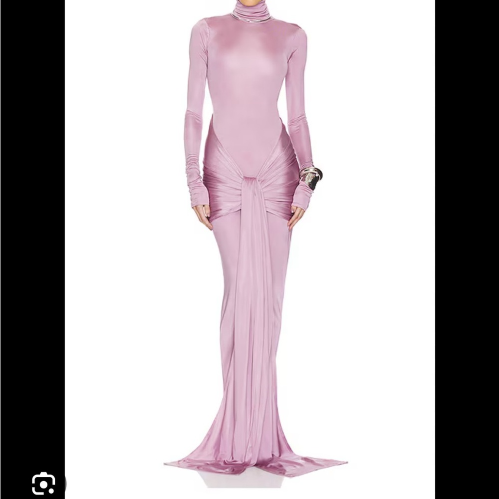 HELSA Sarong dress in Elderberry